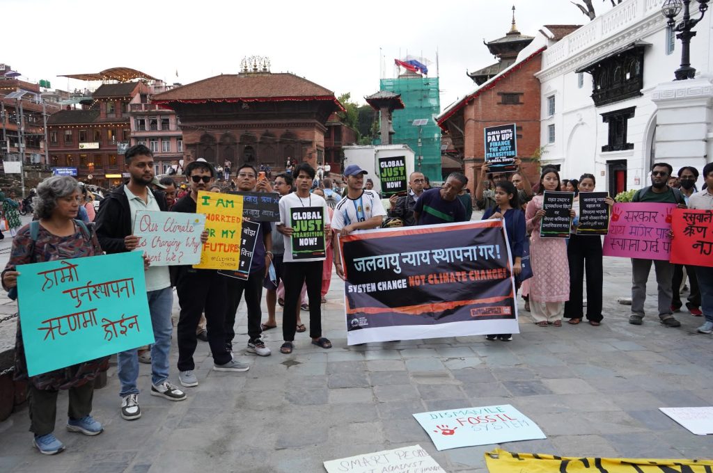 Global Day of Action Held in Nepal, Calls for Climate Justice and Fossil-Free Future