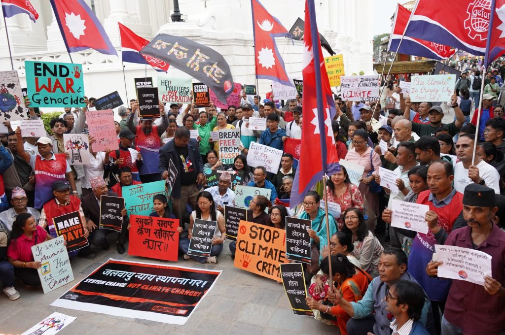 Global Day of Action Held in Nepal, Calls for Climate Justice and Fossil-Free Future