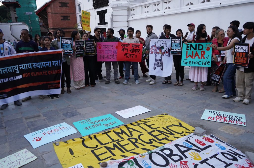 Global Day of Action Held in Nepal, Calls for Climate Justice and Fossil-Free Future