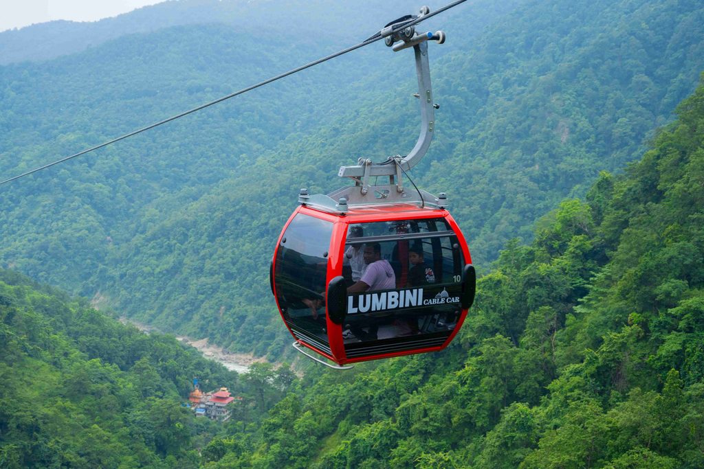 Lumbini Cable Car Records 24% Growth in Indian Tourists