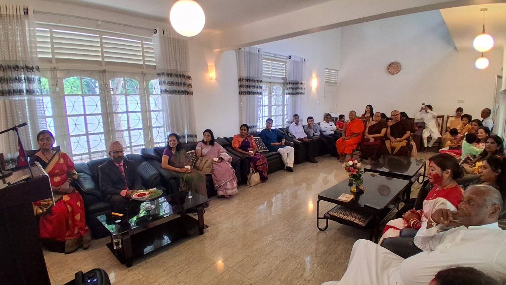 Nepal Embassy in Colombo Celebrates Bada Dashain with Tika and Jamara Ceremony