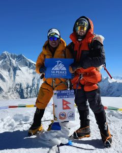 Matthew Rogers and Dinesh Rai Summit Ama Dablam at 6,812 Metres