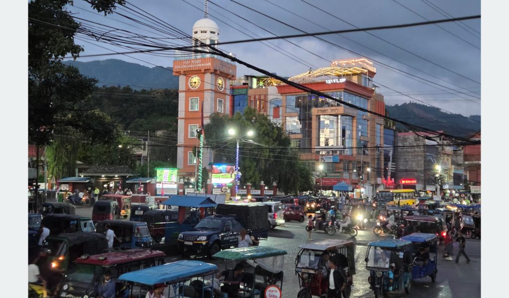 Dharan's Bhanu Chowk comes alive with evening food stalls, local culture