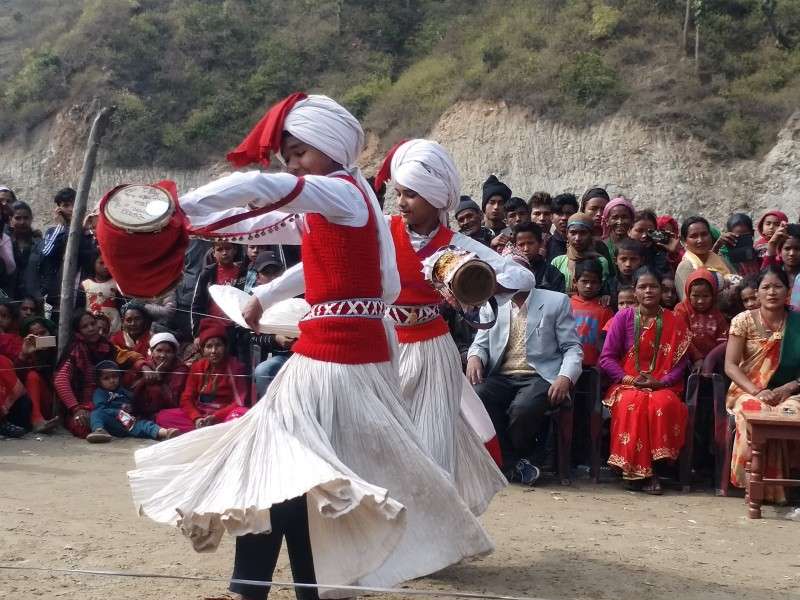 Hurdungwa dance brings Tharu villages in Bardiya to life during Dashain